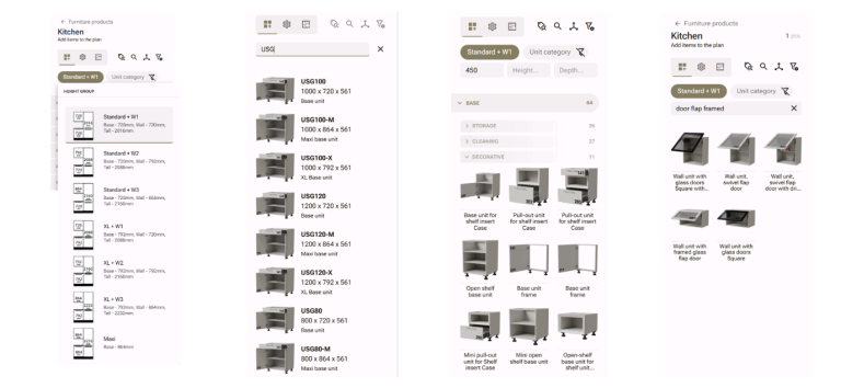 Convenient catalog filtering and search